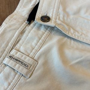 Premium travel / outdoors pants | ExOfficio | bone | L | NWOT